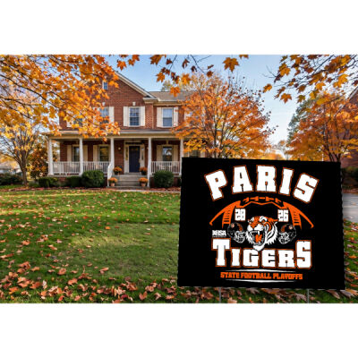 2026 Paris Tiger Football Playoff Yard Sign Thumbnail